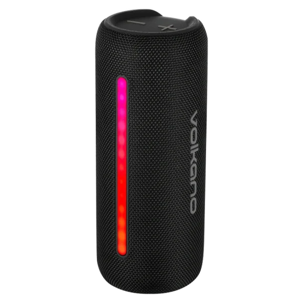 Volkano Rave Series Portable Bluetooth Speaker  - Black with grey buttons
