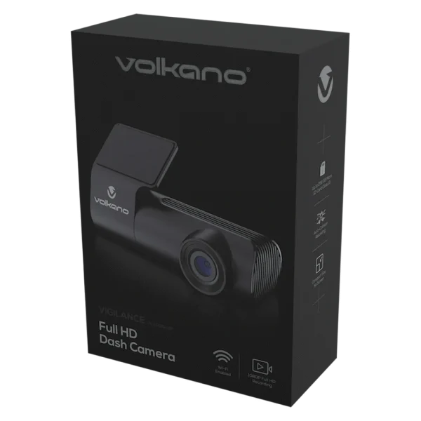 Volkano Vigilance Series FHD Dash Camera - Black - Image 3