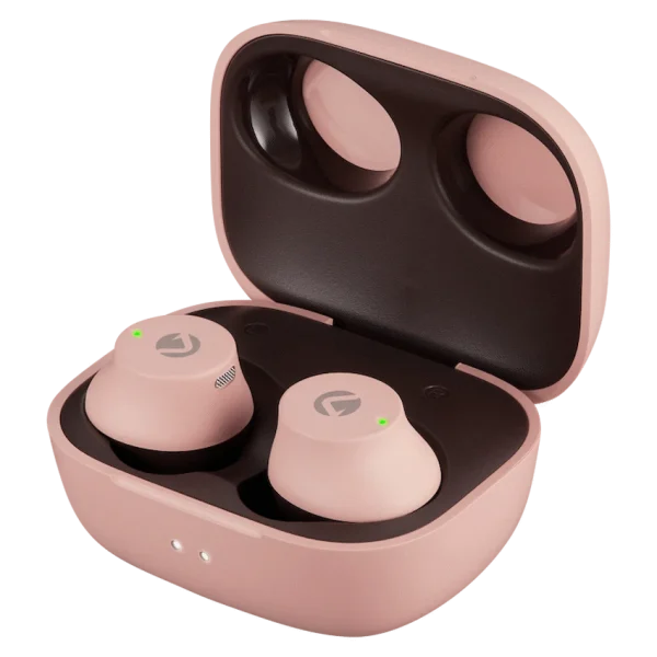 Volkano Taurus Series 2.0 True Wireless Earphones with Charging Case - Pink