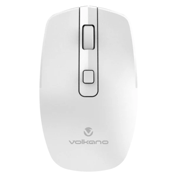 Volkano Granite Series Rechargeable Wireless Mouse - White