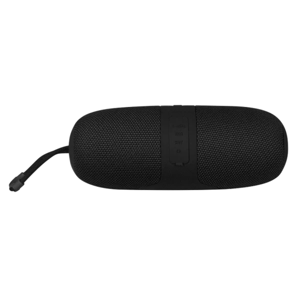 Volkano Flow Series Portable Bluetooth Speaker - Black with Grey Buttons - Image 3