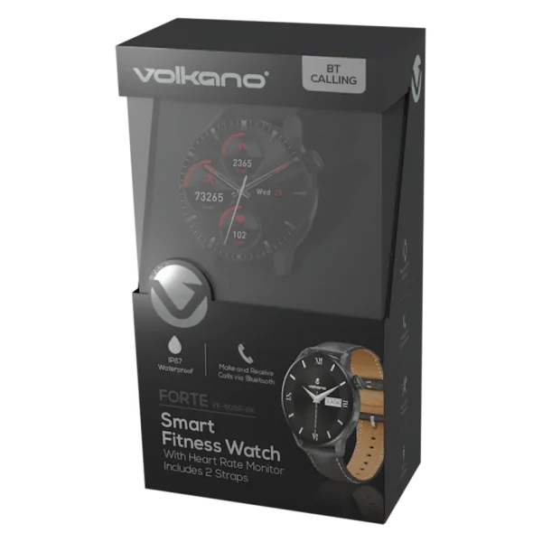 Volkano Forte Series Smart Watch with Leatherette Strap - Image 3