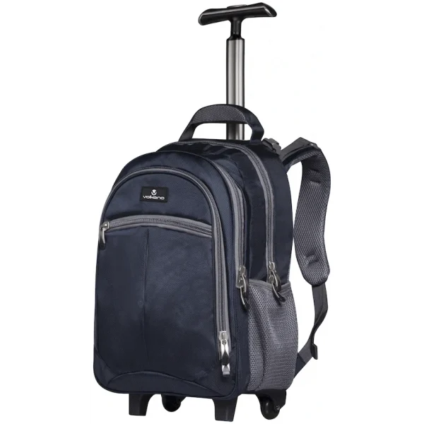 Volkano Orthopaedic Trolley Backpack 35l - Navy/Grey
