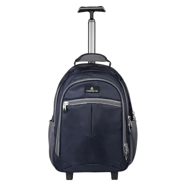 Volkano Orthopaedic Trolley Backpack 35l - Navy/Grey - Image 2