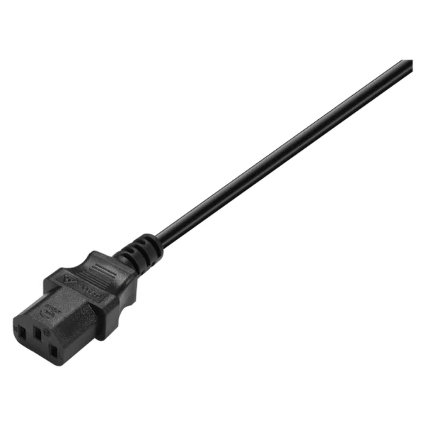 Volkano Presto Series Power Cable 3-Pin IEC to Type-M 1.8m 10a - Black - Image 2