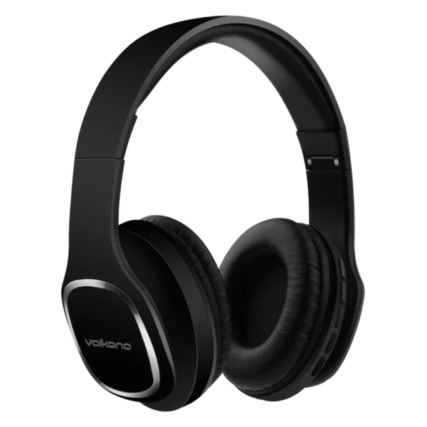 Volkano Phonic Series Bluetooth Full Size Headphones - Black - Image 5