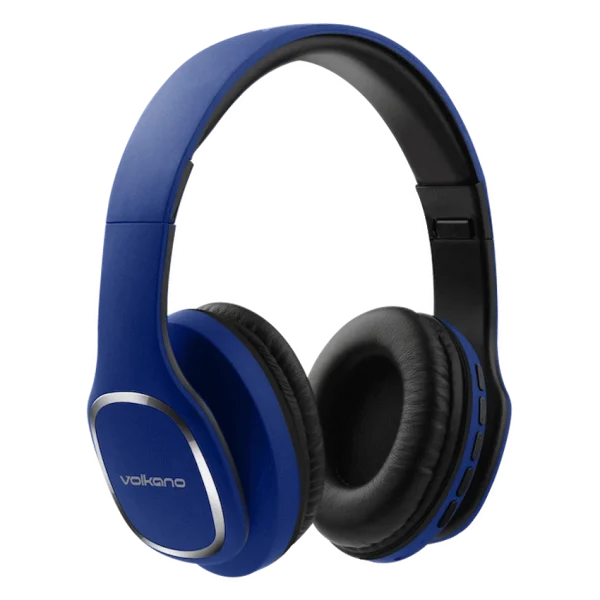 Volkano Phonic Series Bluetooth Full Size Headphones - Blue - Image 2
