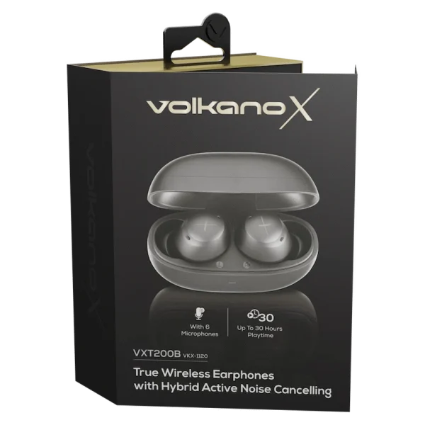Volkano X VXT200B True Wireless Earphones with Hybrid Active Noise Cancelling - Image 3