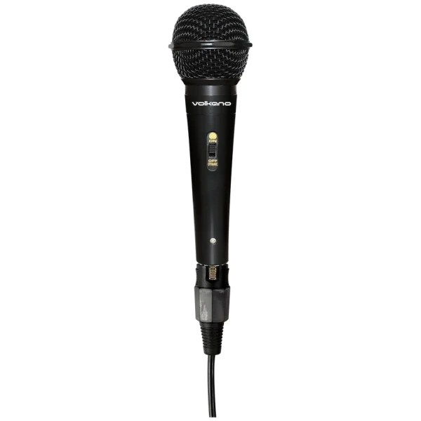 Volkano Ace Series Metal Wired Dynamic Vocal Microphone - Black