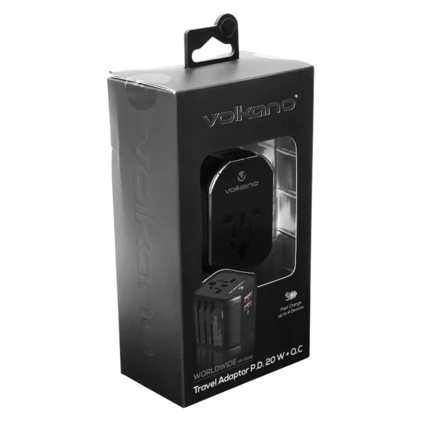 Volkano Worldwide Series Travel Adapter PD 25w + QC - Image 3