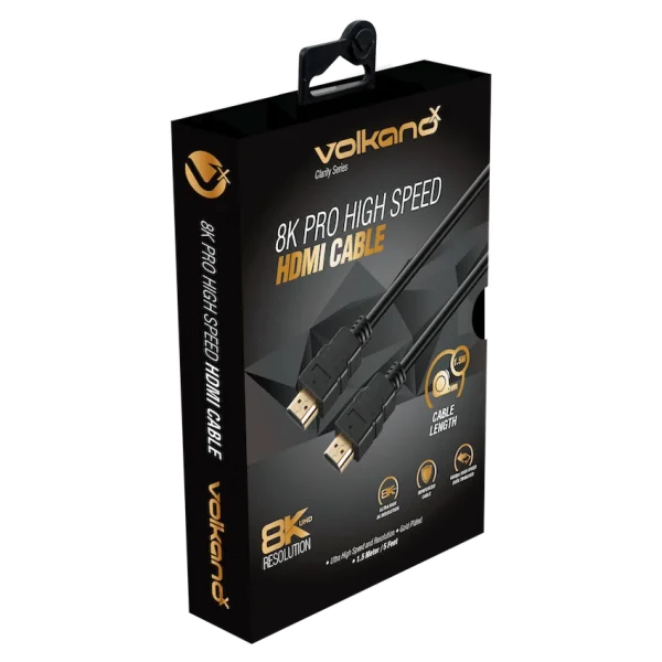 VolkanoX Clarity series 8K Ultra HD HDMI Cable 1.5 m - Image 2
