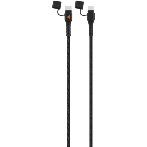 Rugged by Volkano Water- and Dust-Proof Type-C to Type-C Cable - 1.2m