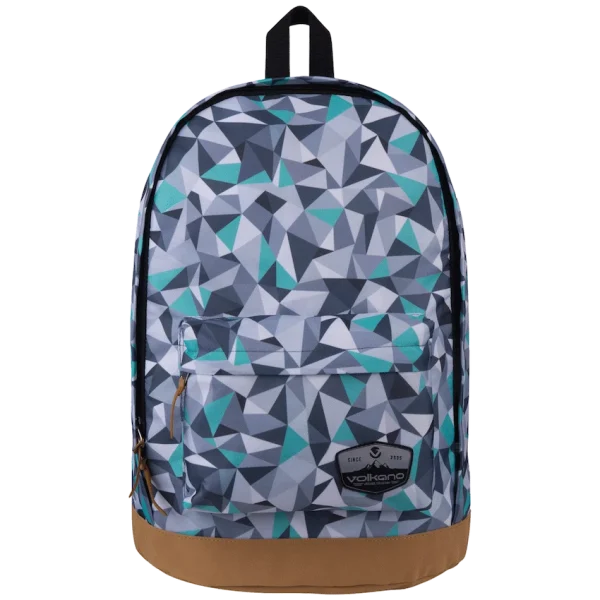 Volkano Suede Series Backpack Geo - Grey