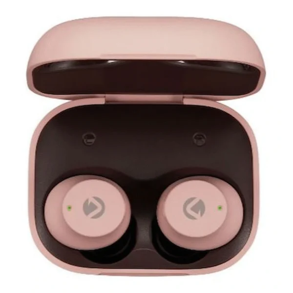 Volkano Taurus Series 2.0 True Wireless Earphones with Charging Case - Pink - Image 2