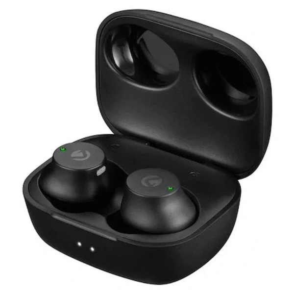 Volkano Taurus Series 2.0 True Wireless Earphones with Charging Case - Black