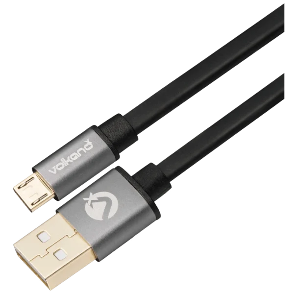 VolkanoX Couple Series Micro USB Premium Twin Pack 3m Charge/Data Cable - Black