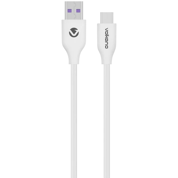 Volkano Flexi Series USB to Type-C 1.5m 30w - White