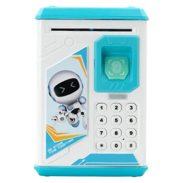 Volkano Kids Robo Vault Series Kids Money-Saving Vault - Blue - Image 3