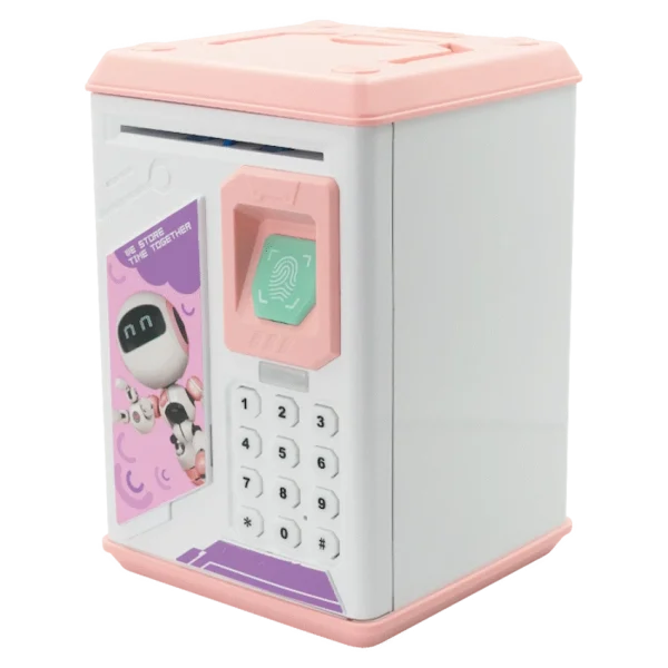 Volkano Kids Robo Vault Series Kids Money Saving Vault - Pink - Image 3