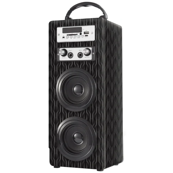 Volkano Carnival Series Wrapped AUX Tower Speaker Twin Conservative wrap