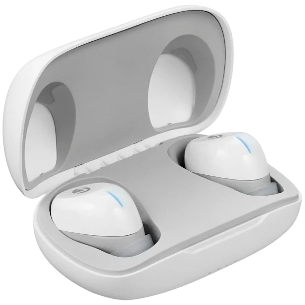 Volkano Pico Series True Wireless Bluetooth Earphones with Charging Case - White