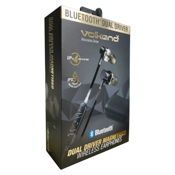 VolkanoX Resonance Series Dual Driver Bluetooth Earphones - Image 2