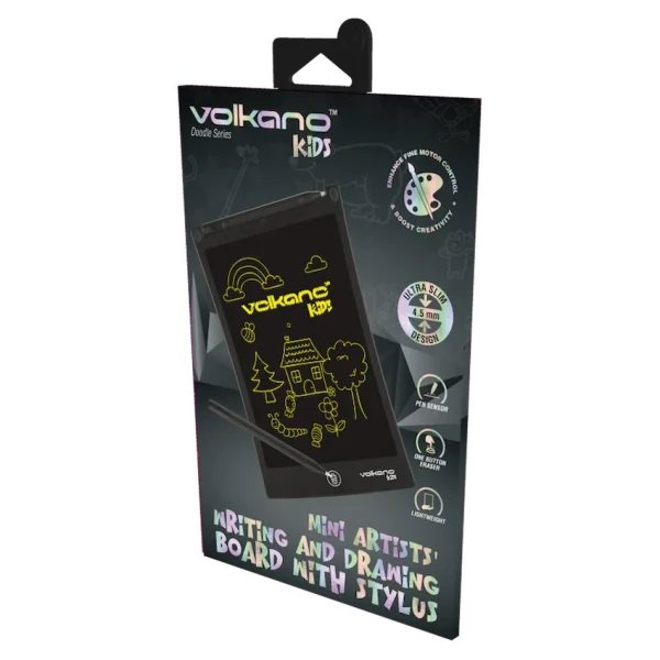 Volkano Kids Doodle Series 8.5in Writing and Drawing Board - Black - Image 3