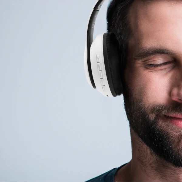 Volkano Impulse Series Bluetooth Headphones - White - Image 4