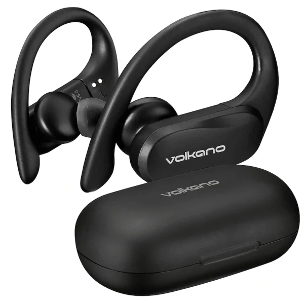 Volkano Sprint Series True Wireless Bluetooth Earbuds - Black - Image 3