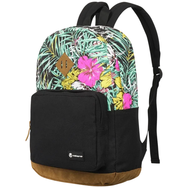 Volkano Hawk Backpack Black/Floral