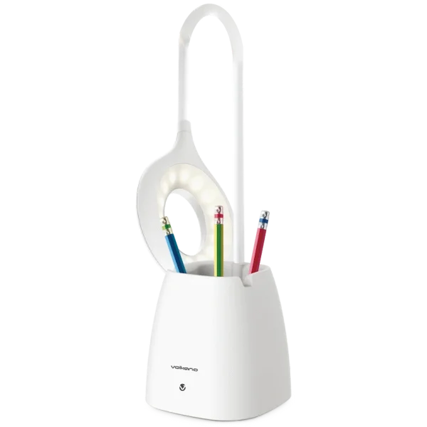 Volkano Radiant Series LED Table Lamp - White