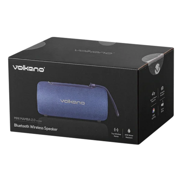 Volkano Mini Mamba 2.0 Series Bluetooth Speaker - Blue - Image 7