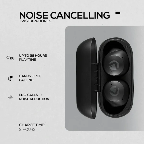 Volkano Pisces 2.0 Series TWS Earphones - Black - Image 7