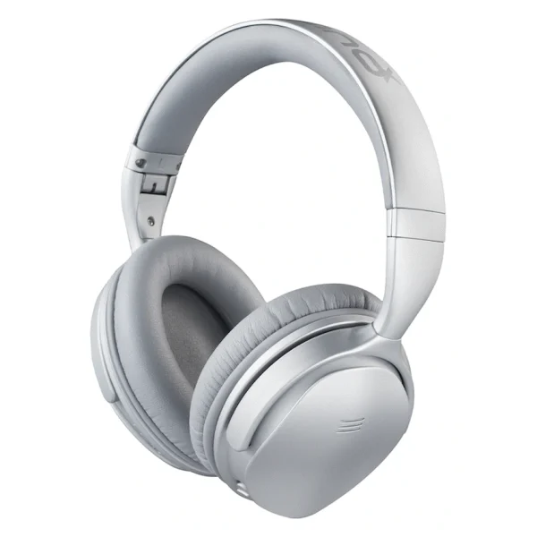 VolkanoX Silenco Series Active Noise Cancelling Bluetooth Headphones - Silver