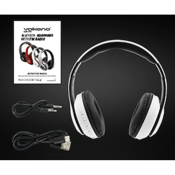 Volkano Impulse Series Bluetooth Headphones - White - Image 9