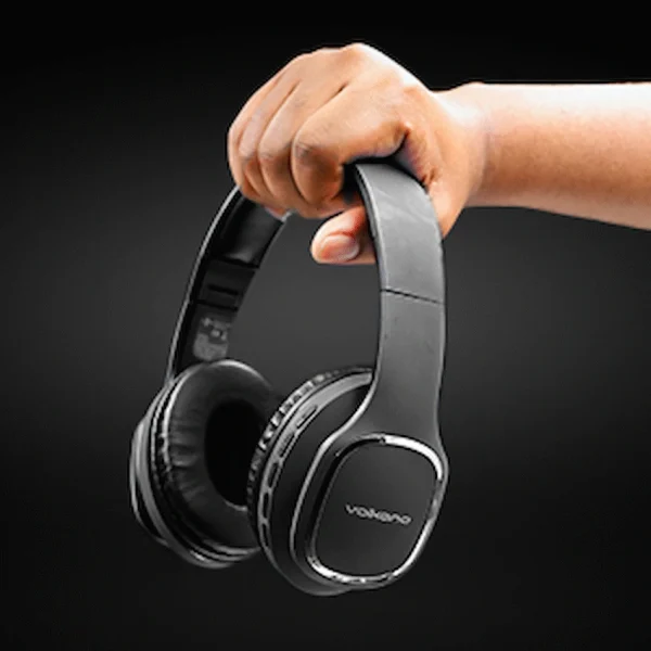 Volkano Phonic Series Bluetooth Full Size Headphones - Black - Image 15