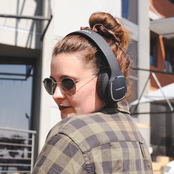 Volkano Phonic Series Bluetooth Full Size Headphones - Black - Image 16