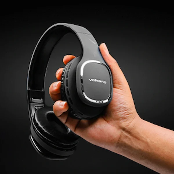 Volkano Phonic Series Bluetooth Full Size Headphones - Black - Image 17