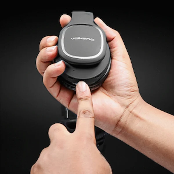 Volkano Phonic Series Bluetooth Full Size Headphones - Black - Image 18
