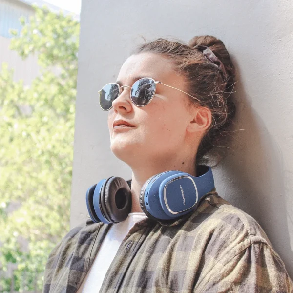 Volkano Phonic Series Bluetooth Full Size Headphones - Blue - Image 10