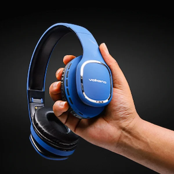 Volkano Phonic Series Bluetooth Full Size Headphones - Blue - Image 11