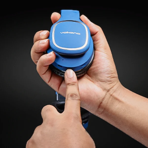 Volkano Phonic Series Bluetooth Full Size Headphones - Blue - Image 12