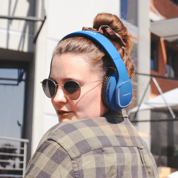 Volkano Phonic Series Bluetooth Full Size Headphones - Blue - Image 13