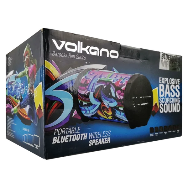 Volkano Bazooka Rap Series Bluetooth Speaker - Colour Mixed - Image 3