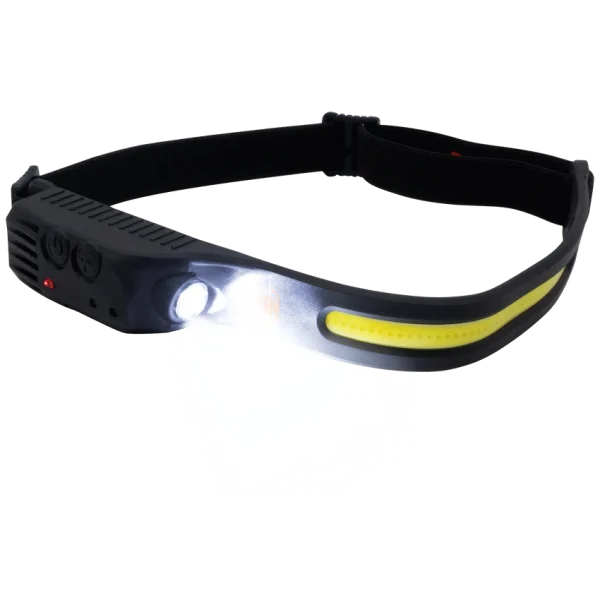 Rugged by Volkano 500lm COB Headlamp with Wave Sensor