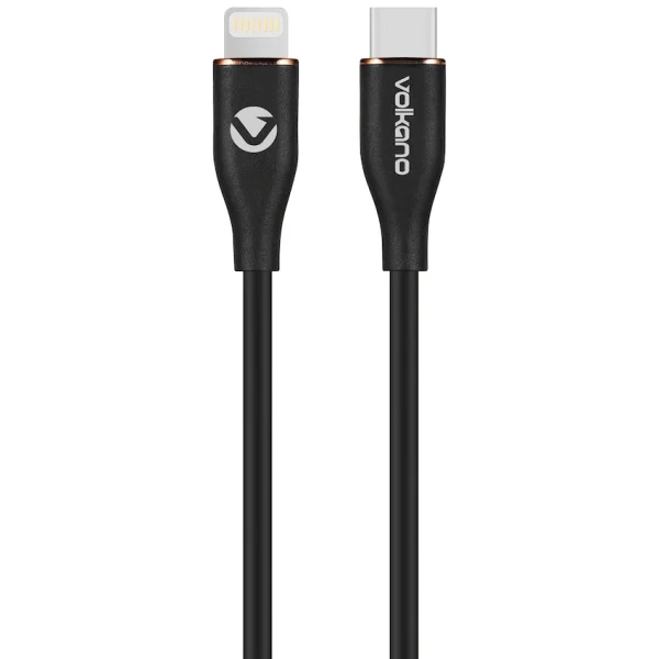 Volkano Flexi Series Type-C to MFI Lightning 1.5m 27w - Black