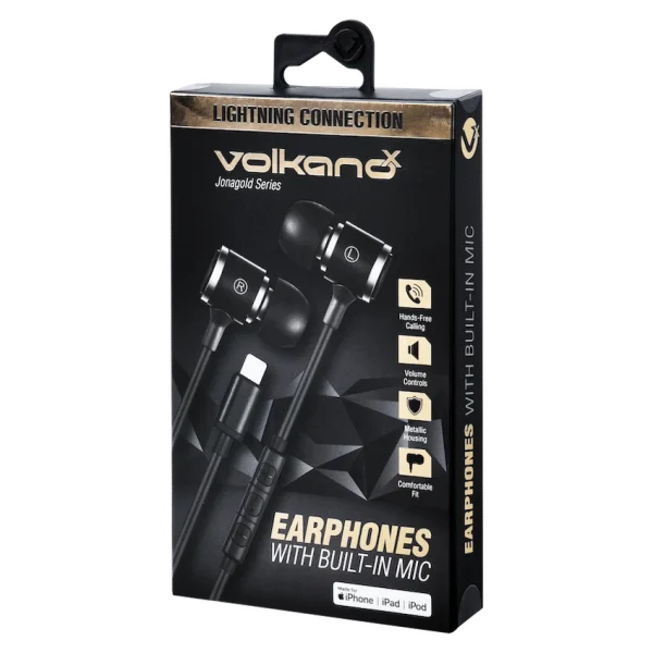 VolkanoX Jonagold Series MFI Lightning Earphones - Image 2