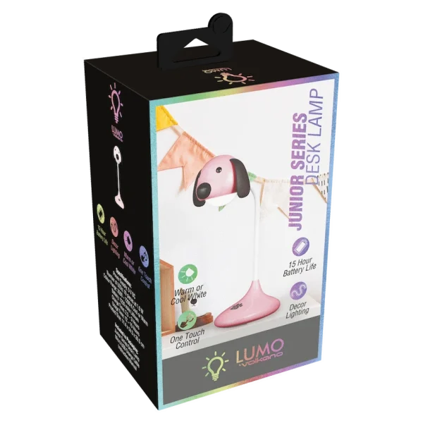 Lumo Neon Series LED Desk Lamp - Pink Dog - Image 2