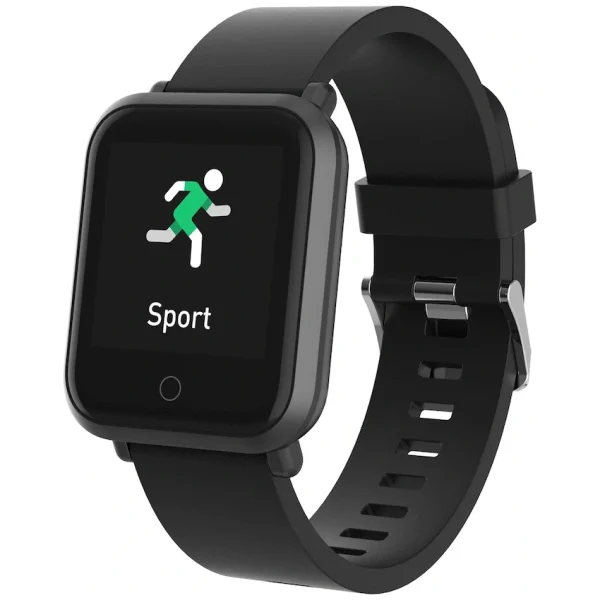 Volkano Active Tech Serene Series Watch with Heart Rate Monitor - Black