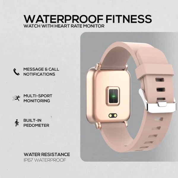 Volkano Active Tech Serene Series Watch with Heart Rate Monitor - Gold - Image 3
